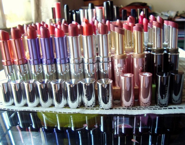 my lipstick collection indian