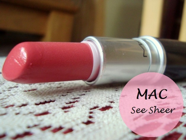 mac see sheer lipstick review swatches blog