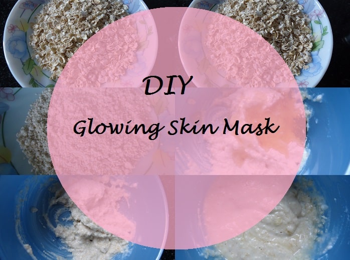 skin and with Glowing glowing Skin  Honey diy for mask Face Oats Step Step face by DIY Mask for