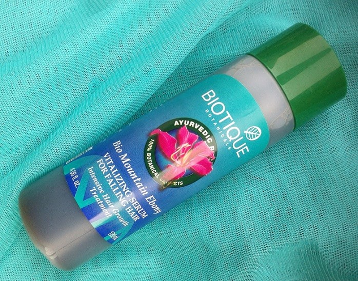 Biotique Bio Mountain Ebony Fresh Growth Stimulating Hair Serum: Review,  How to Use, Price – Vanitynoapologies | Indian Makeup and Beauty Blog