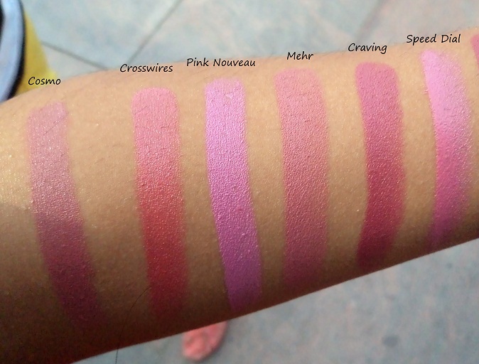 Mac Lipstick Swatches Part 1 11 Pink Shades