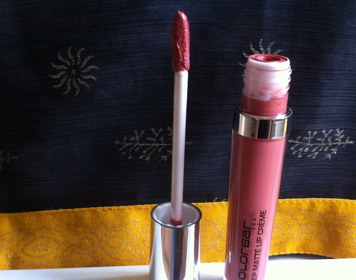 Colorbar Deep Matte Lip Creme Deep Earth: Review, Swatches ...